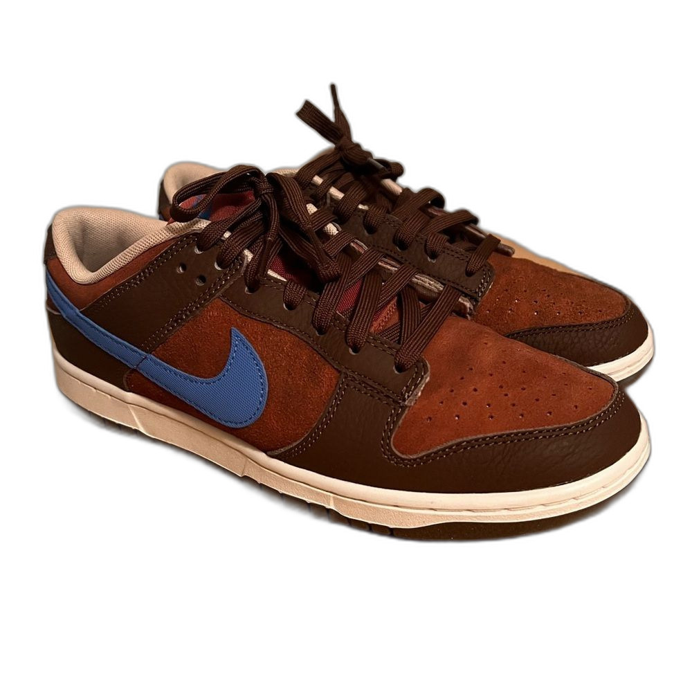 NEW Nike Dunk Low Retro PRM Cacao Wow / Comet Blue - Picture 6 of 6